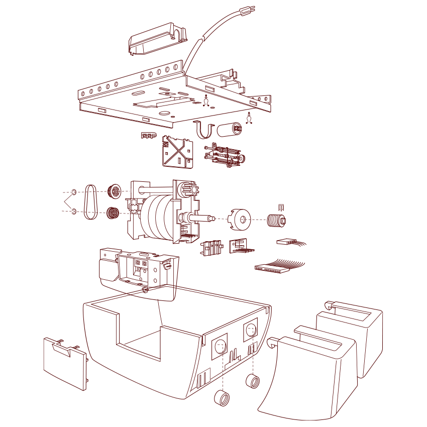Garage Door Opener Exploded View
